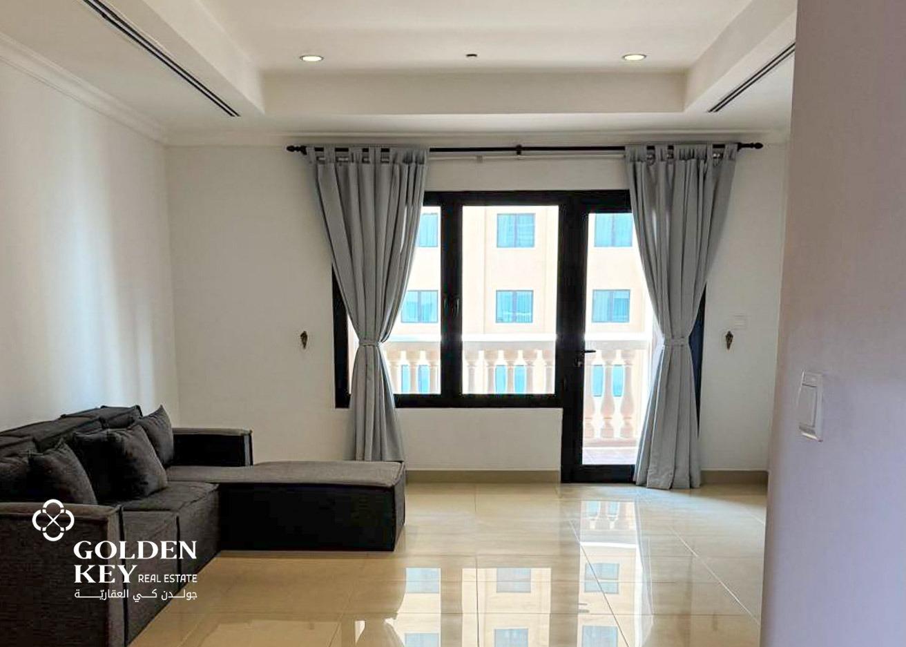 Furnished 1BR for Rent with Balcony| Porto Arabia