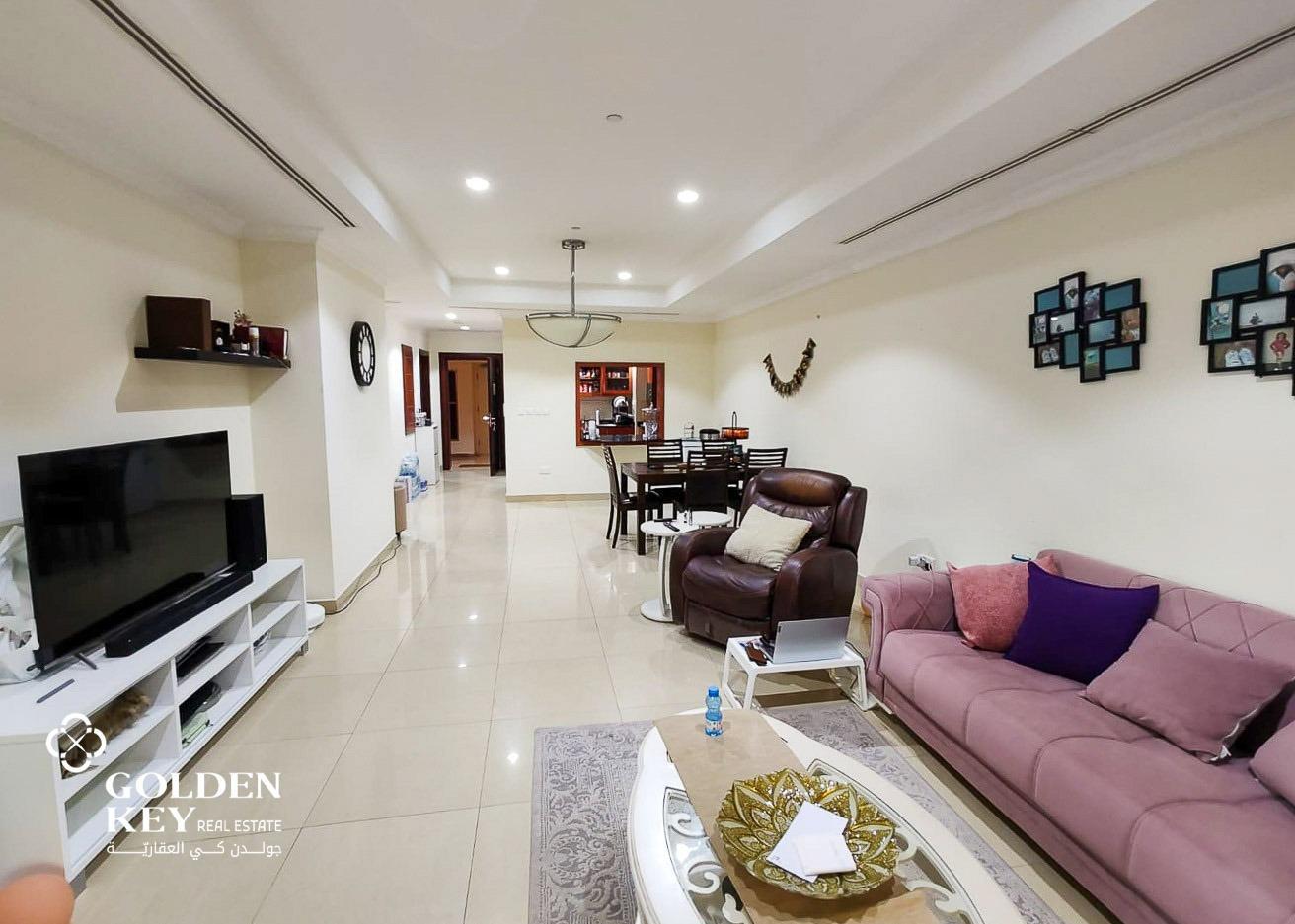 Furnished 2BHK w/ Balcony for Rent | Pool View