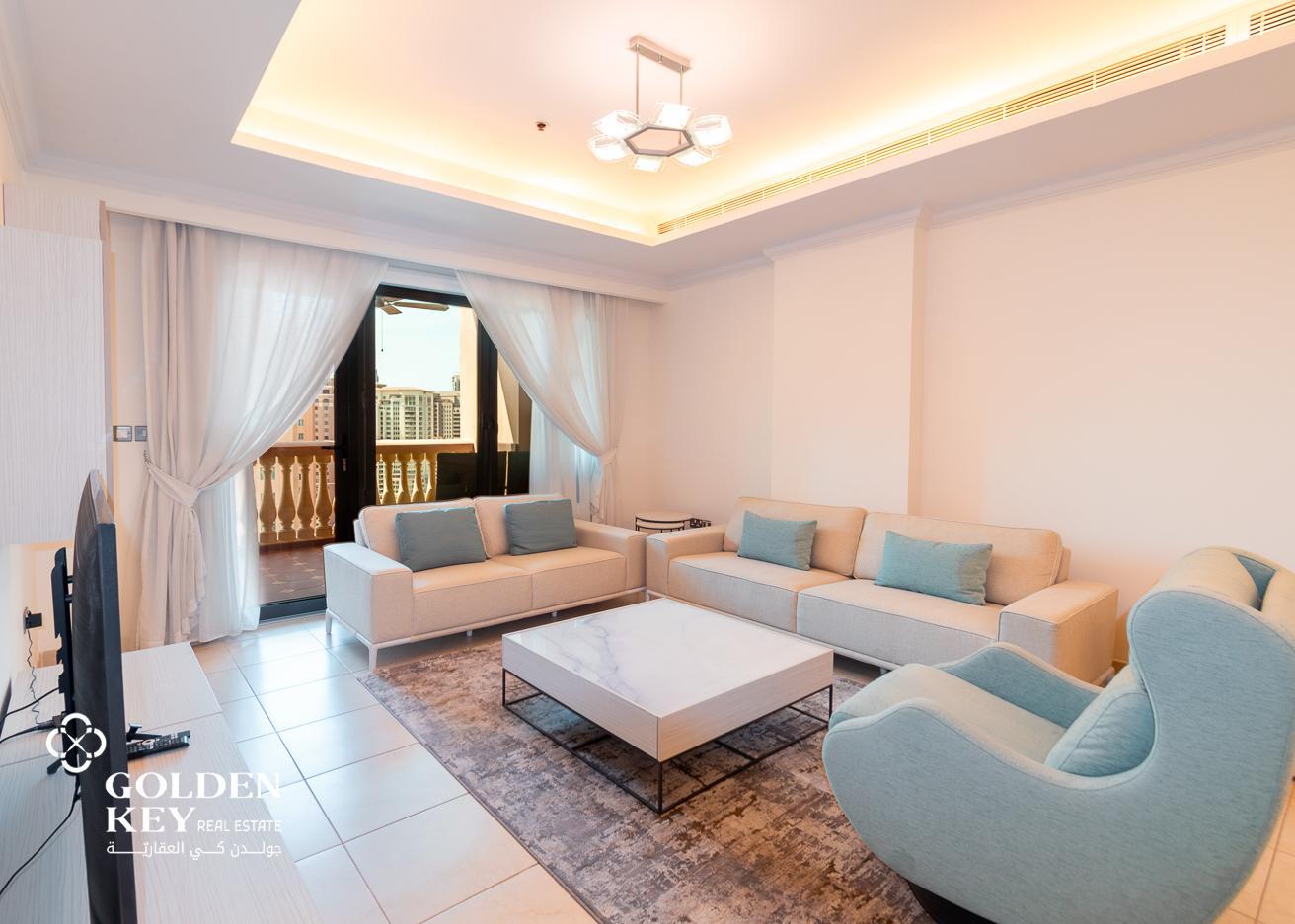 Sea View ✅ Furnished 2BR + Balcony ✅ Porto Arabia