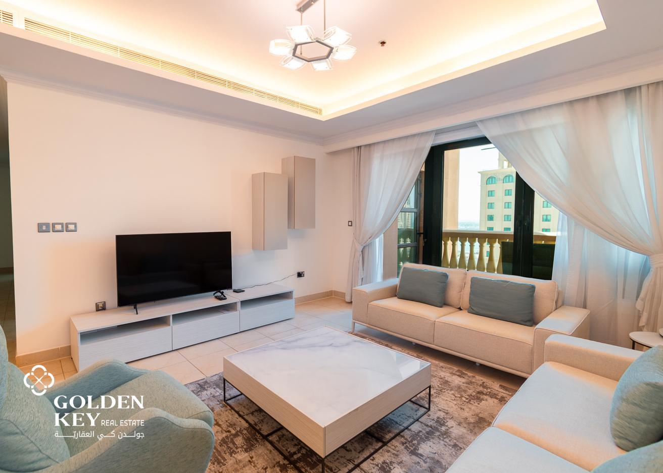 Sea View ✅ Furnished 2BR + Balcony ✅ Porto Arabia