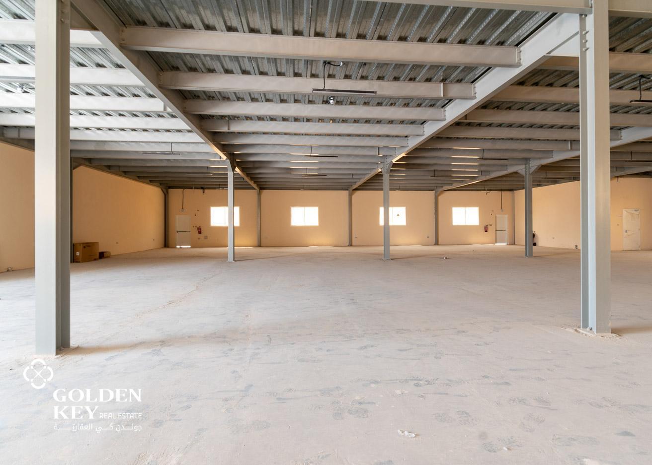 General Warehouse +Mezzanine ✅ Birkat Al Awamer