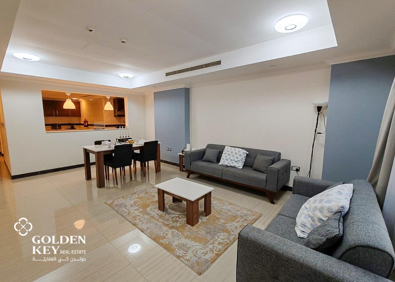 Furnished 2BR with Balcony for Rent | Porto Arabia