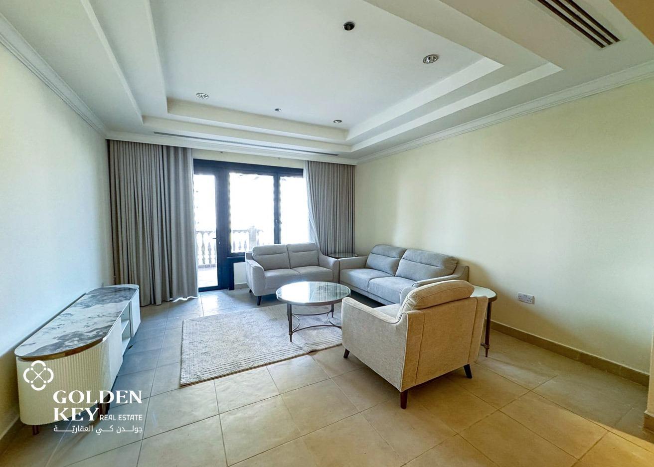 Spacious 1BR + Balcony ✅ Furnished ✅ Porto Arabia