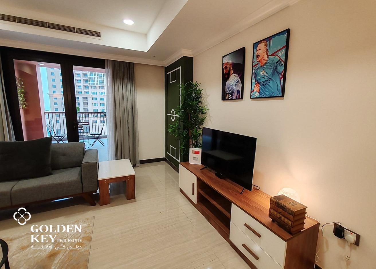 Furnished 1BHK w/Huge Balcony for Rent| The Pearl