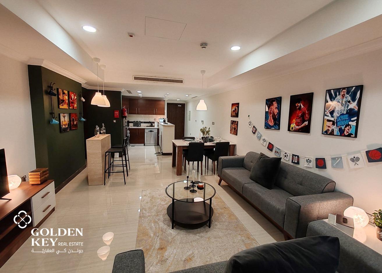 Furnished 1BHK w/Huge Balcony for Rent| The Pearl