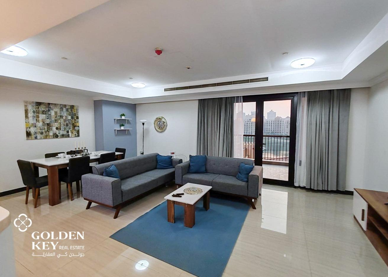 Furnished 2BR with Balcony for Rent | Marina View