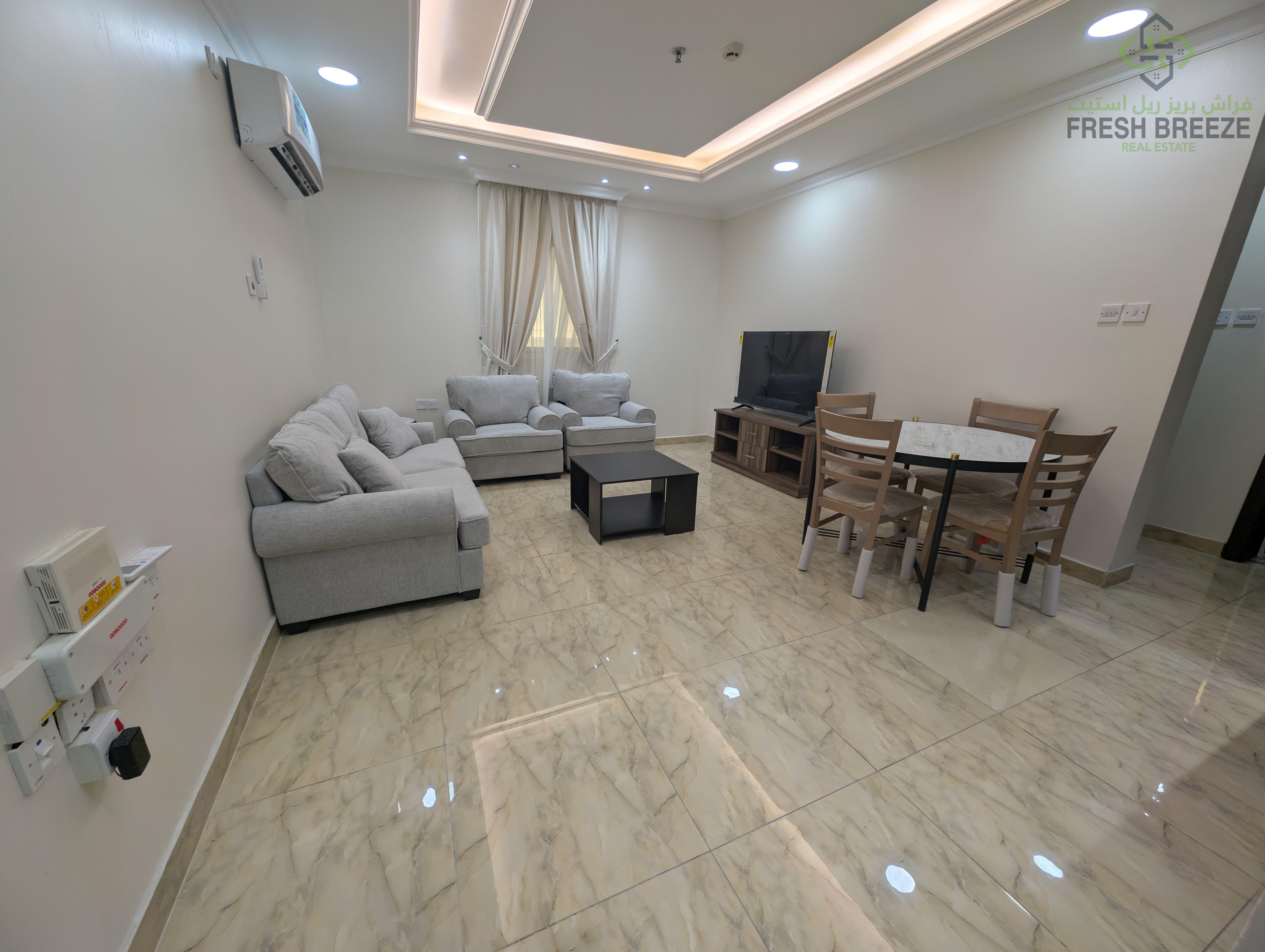 Brand New 2BHK Furnished With All Bills Included - Apartment in Al Mansoura