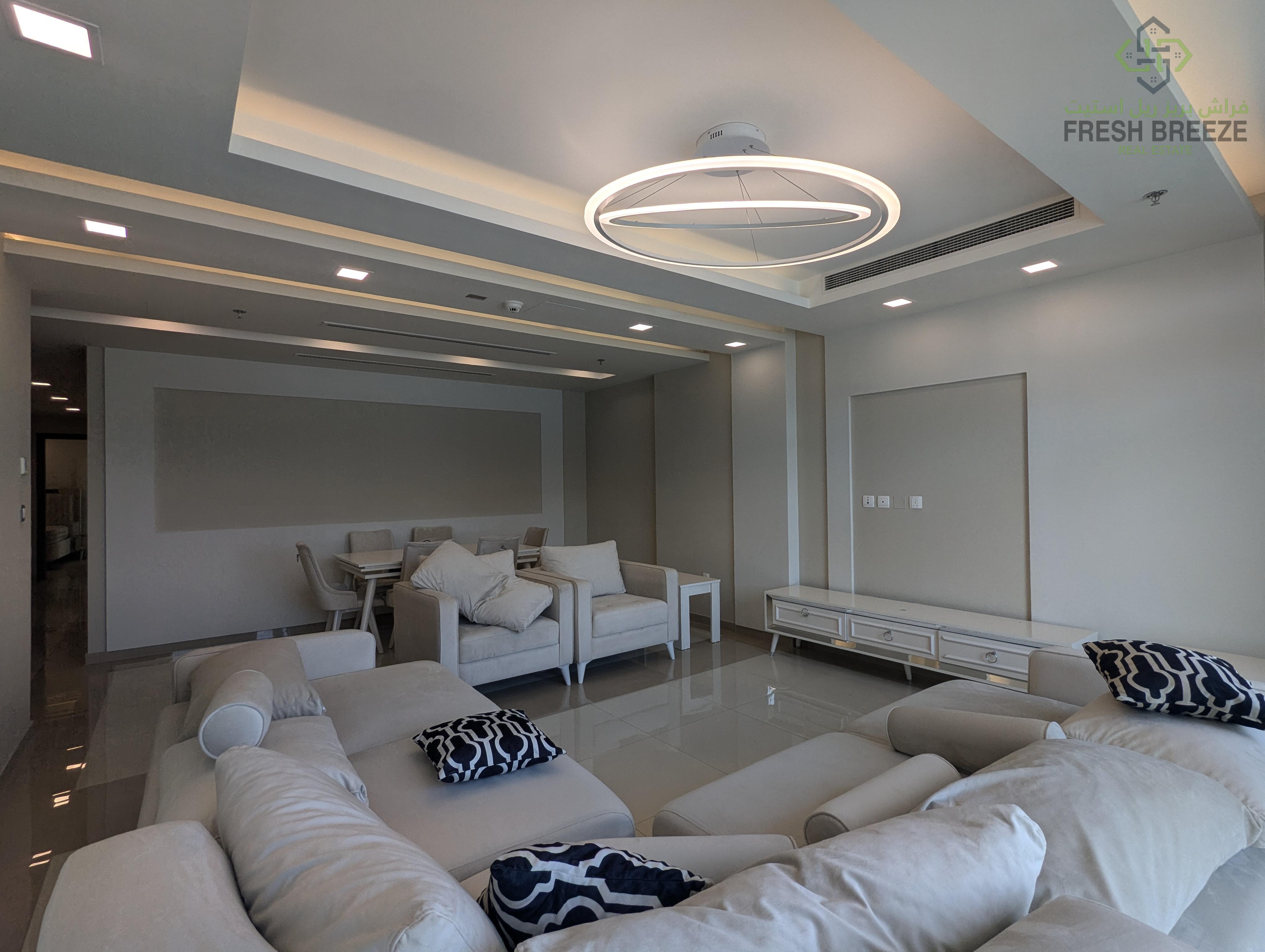 Elegant 3BHK in Lusail | Balcony with Iconic View - Apartment in Al Erkyah City