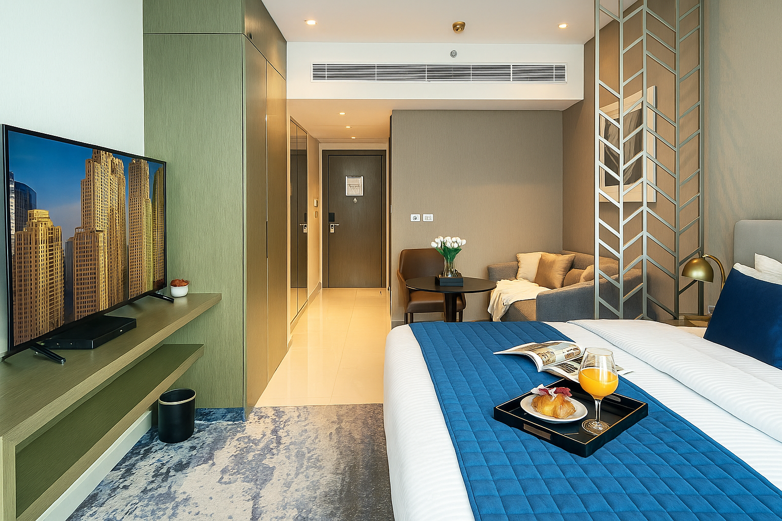 Premium Furnished Living | Canal View | Vacant