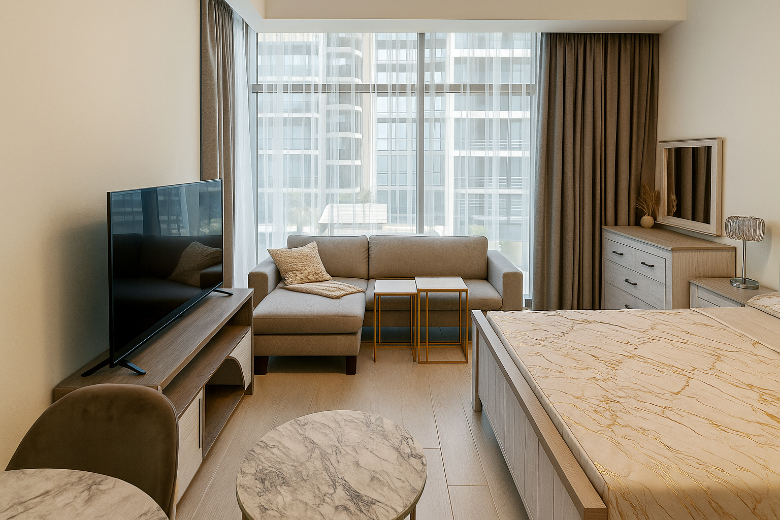 Brand New | Furnished | Play Area and Pool View