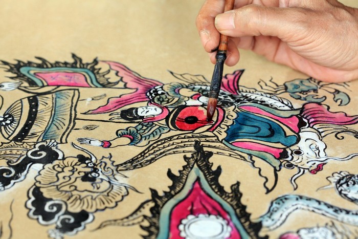 Tranh Hàng Trống dành cho ai yêu nghệ thuật