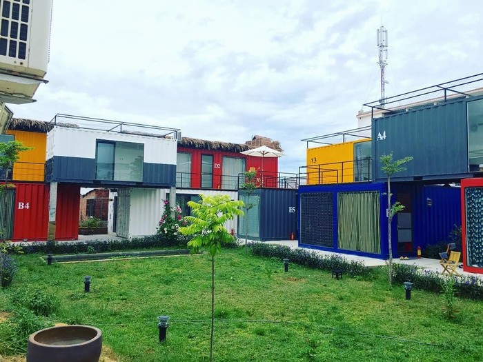 Không gian đầy màu sắc tại Packo Hotel