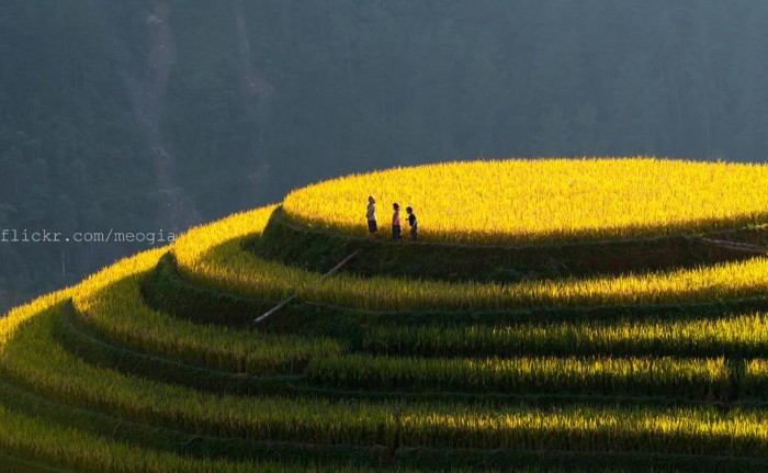 Con người nhỏ bé giữa thiên nhiên bao la - Ảnh: Meogia Photography