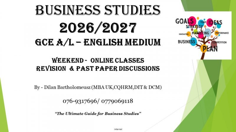 The Ultimate Guide for Business Studies"