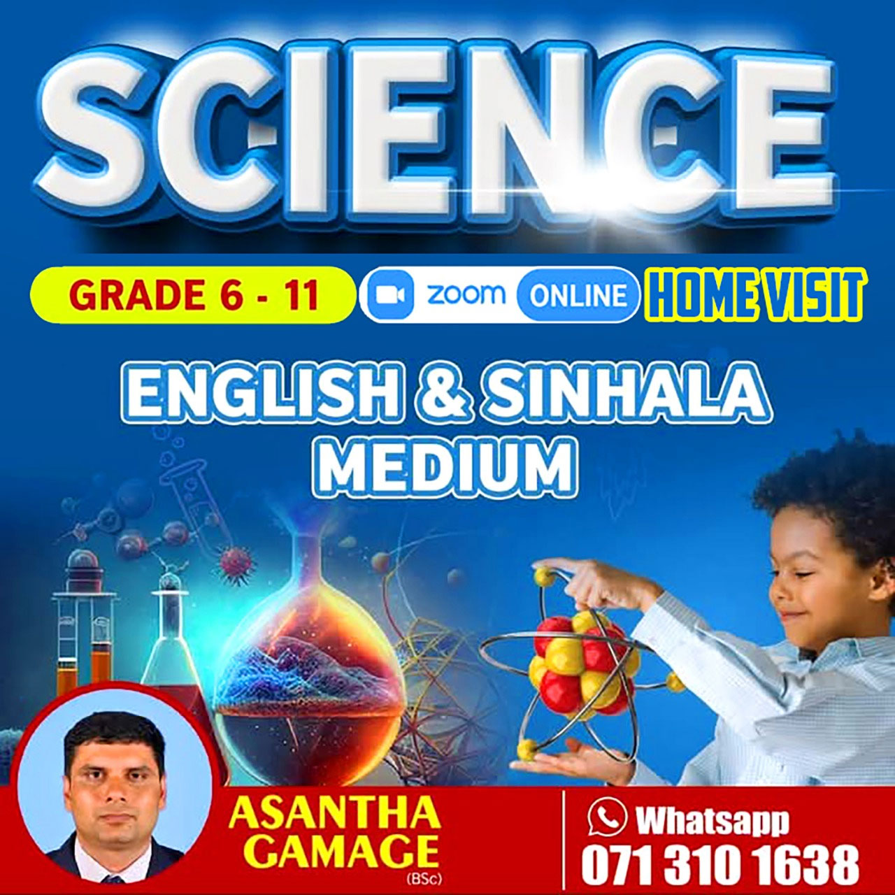 Science Home visit  classes.