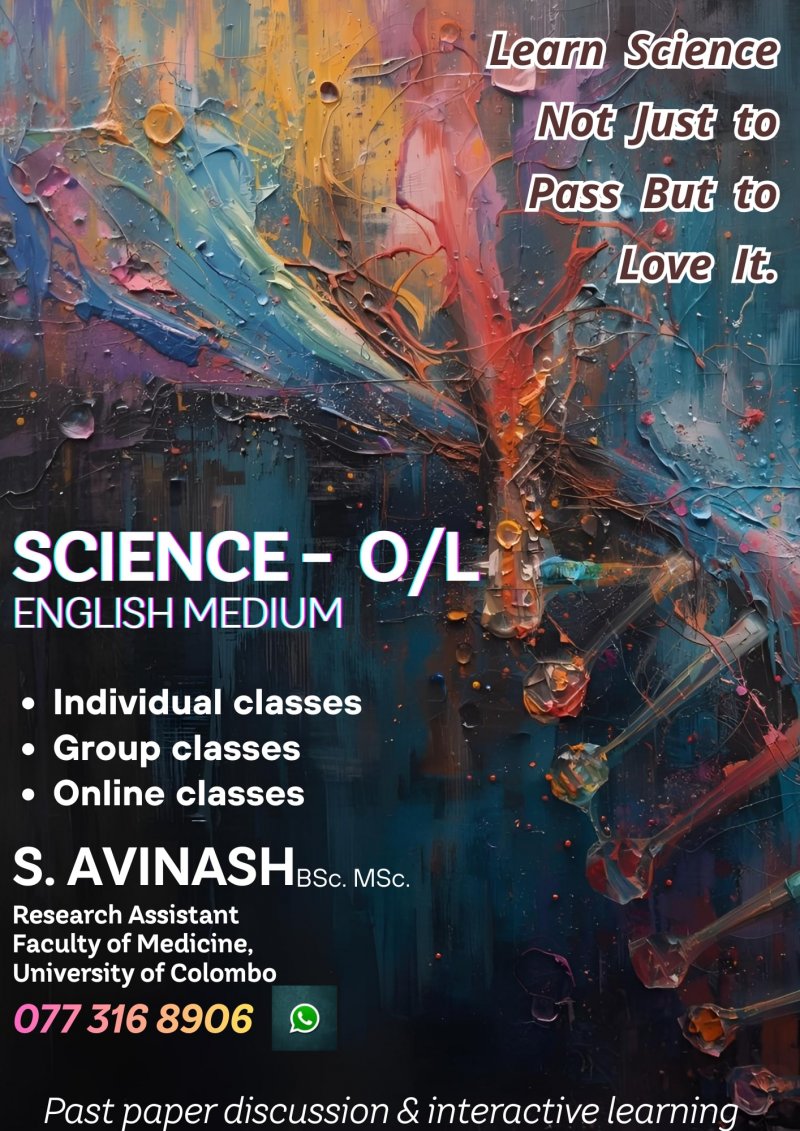 G.C.E. O/L Science Class