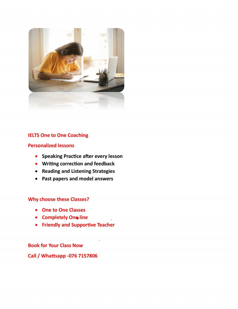 IELTS One to One Coaching