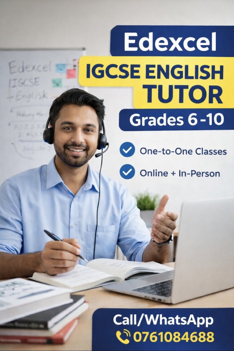 One-to-One English Tuition for Grades 6–9 (Local & International)