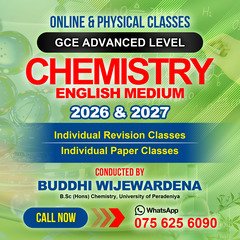 CHEMISTRY A/L English Medium Kandy (Local/London)
