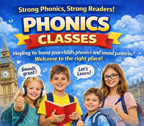 English classes for Primary and Secondary