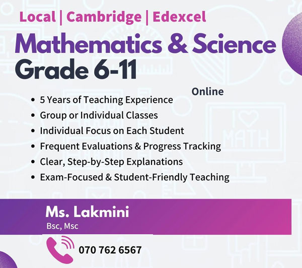 Mathematics | Science Tutor
