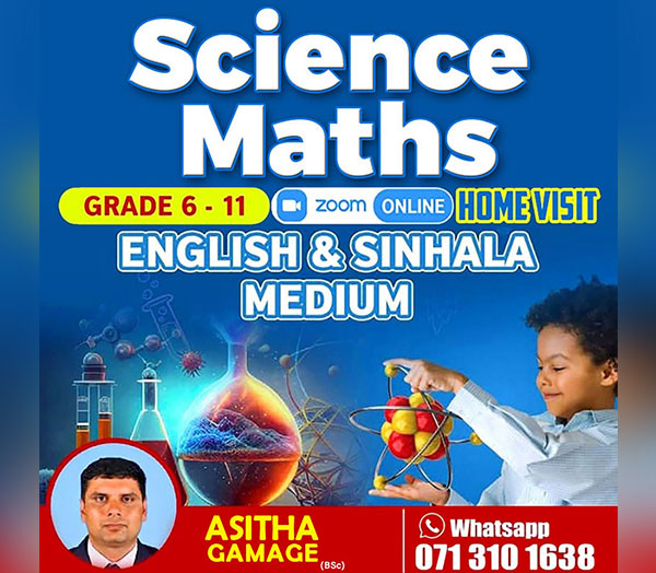 Science and Maths home visit classes