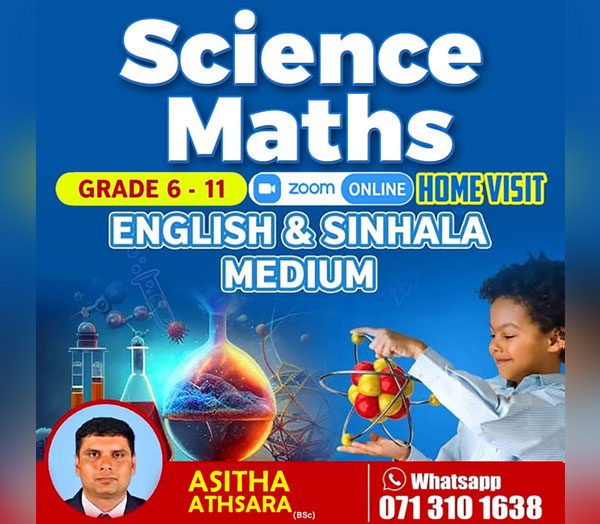 Science and Maths home visit classes