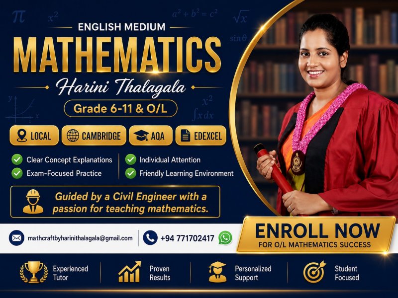 Mathematics - Harini Thalagala