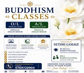 Buddhism Classes (Sinhala and English Medium)