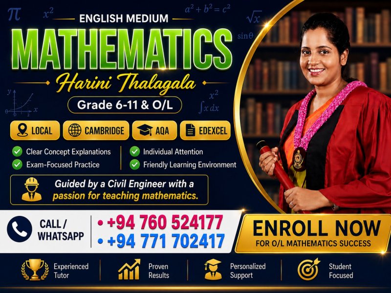 Mathematics - Harini Thalagala