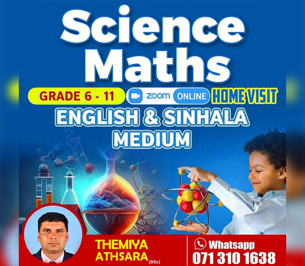Science and Maths home visit classes