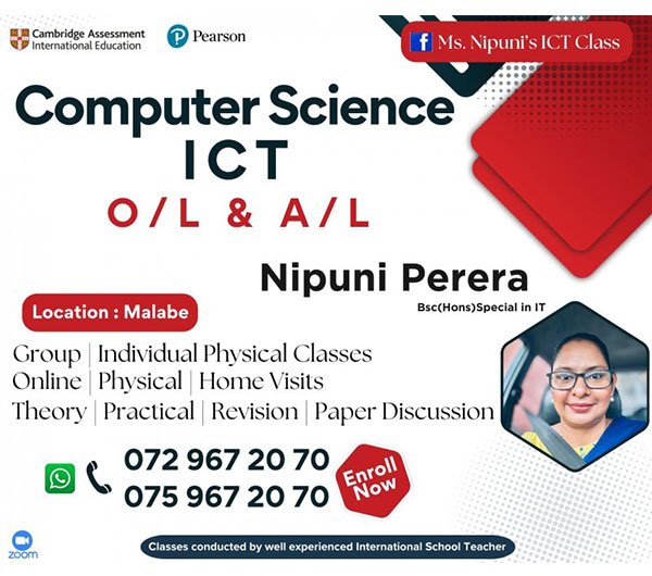 Edexcel & Cambridge Computer Science & IT O/L, AS / A2 Classes
