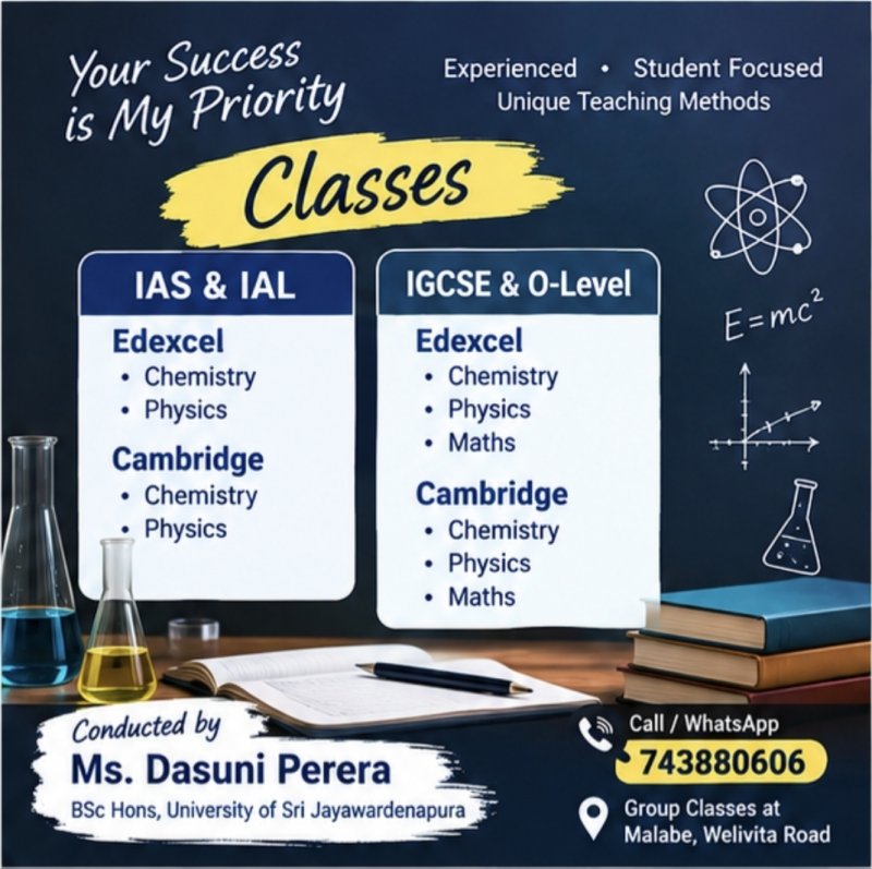 Mathematics, Chemistry, Physics cambridge, edexcel O/L and Physics, Chemistry AS, AL