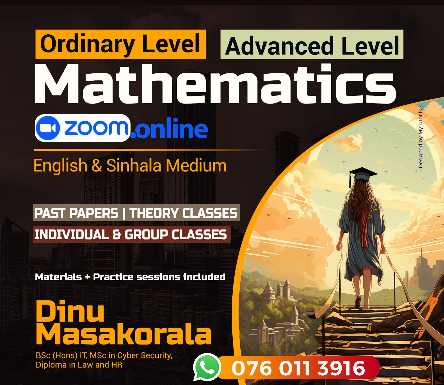 Mathematics | ICT | English Classes for O/L & A/Ls – Online