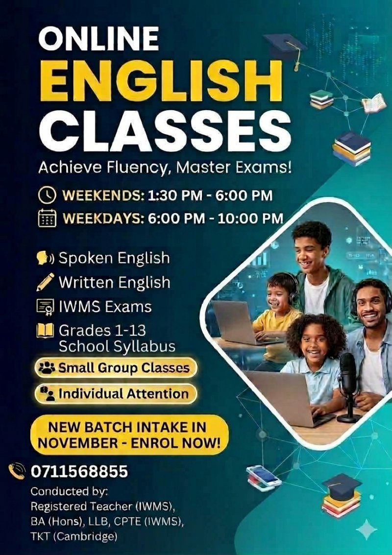 English classes - Online