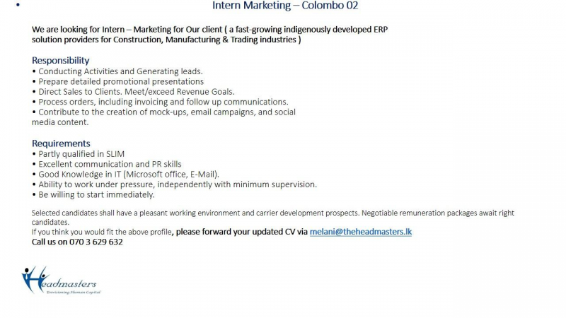 Intern Marketing