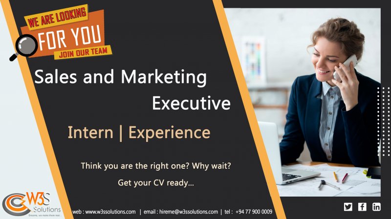 Sales and Marketing Executive (Female)