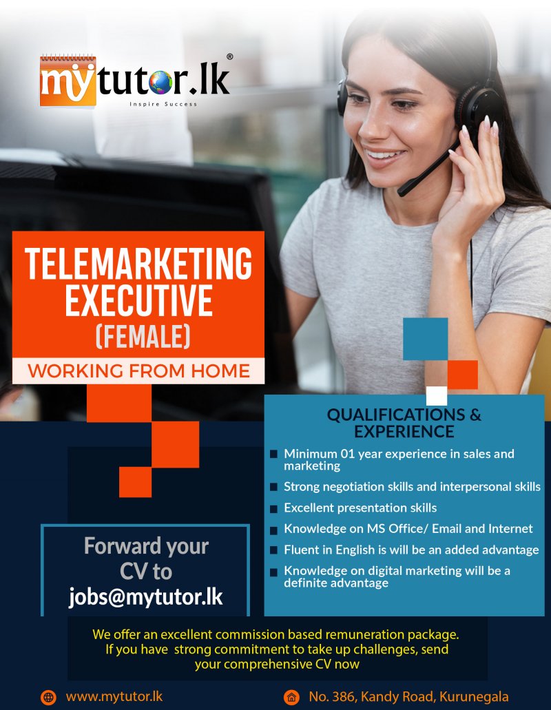 Telemarketing Executive- Female