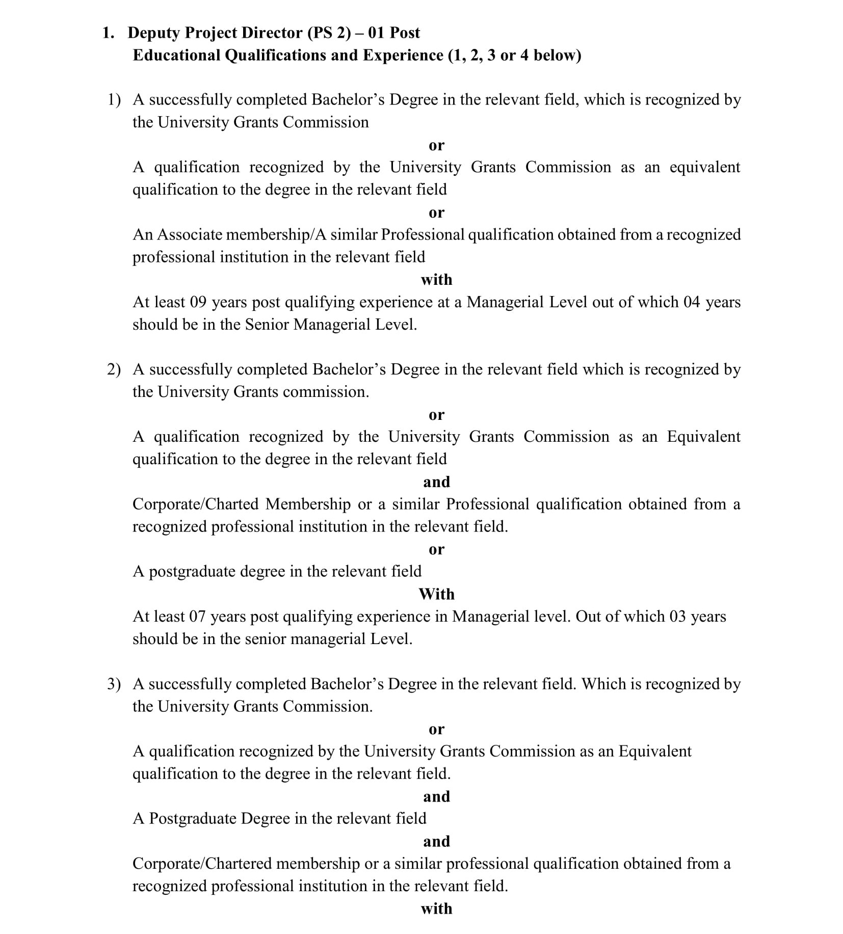 Management Assistant, Office Assistant, Financial Assistant, Technical Officer, Project Officer, Deputy Project Director - Ministry of Internal & Home Affairs & Provincial Councils & Local Government