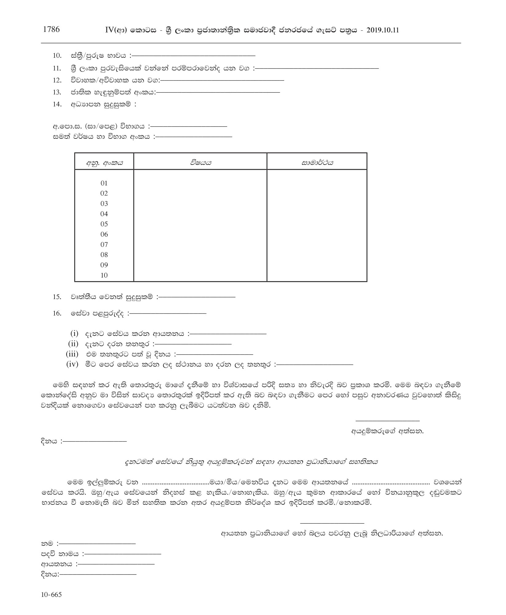 Library Assistant, Working/Field Labor - Kuliyapitiya  Pradeshiya Sabha 