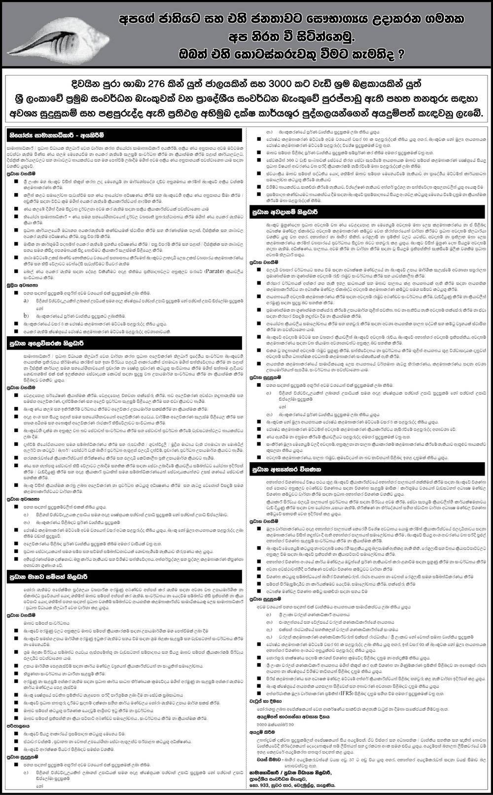 Chief Marketing Officer, Chief Human Resources Officer, Chief Risk Officer, Chief Internal Auditor, Deputy General Manager - Regional Development Bank