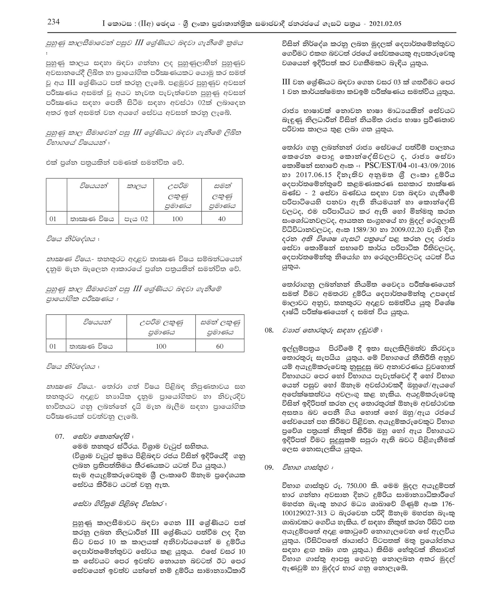 Railway Technological Management Assistant (Mechanical, Electrical) - Sri Lanka Railway Department