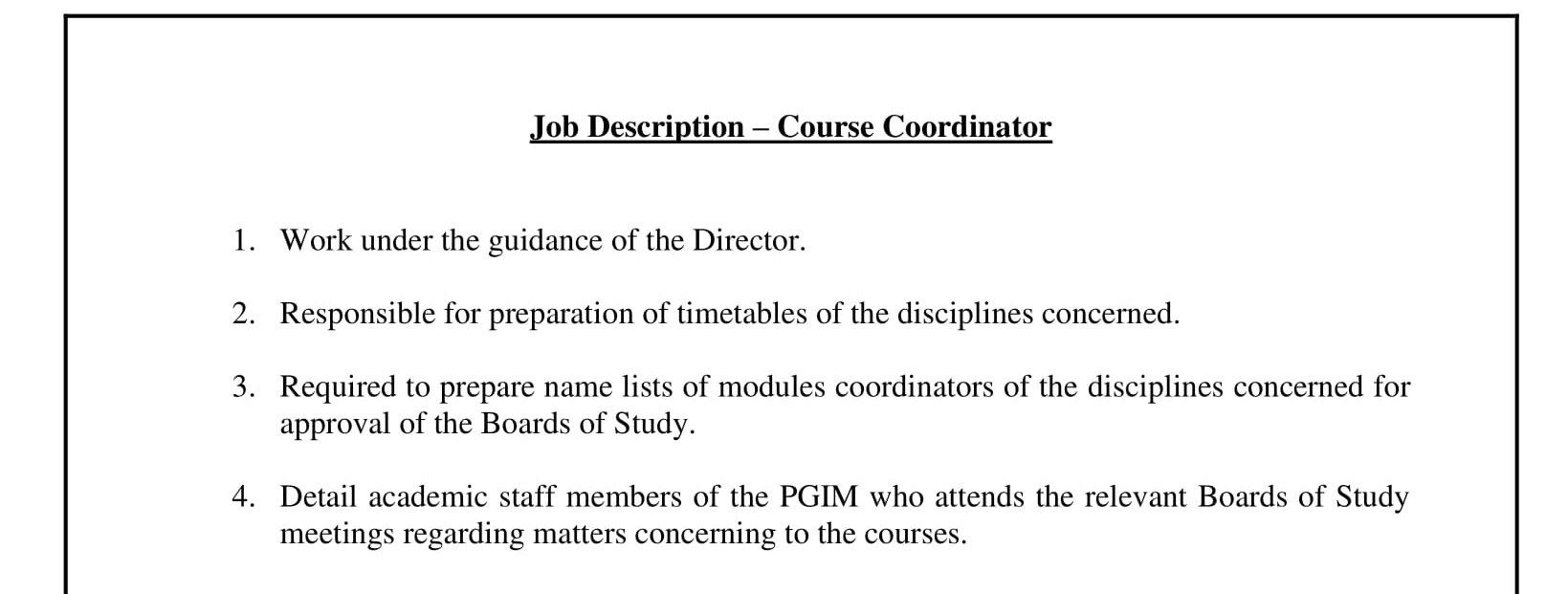 Deputy Director, Course Coordinator - Postgraduate Institute of Medicine - University of Colombo