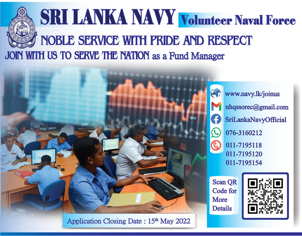 Executive Officer, Fund Manager - Volunteer Naval Force - Sri Lanka Navy