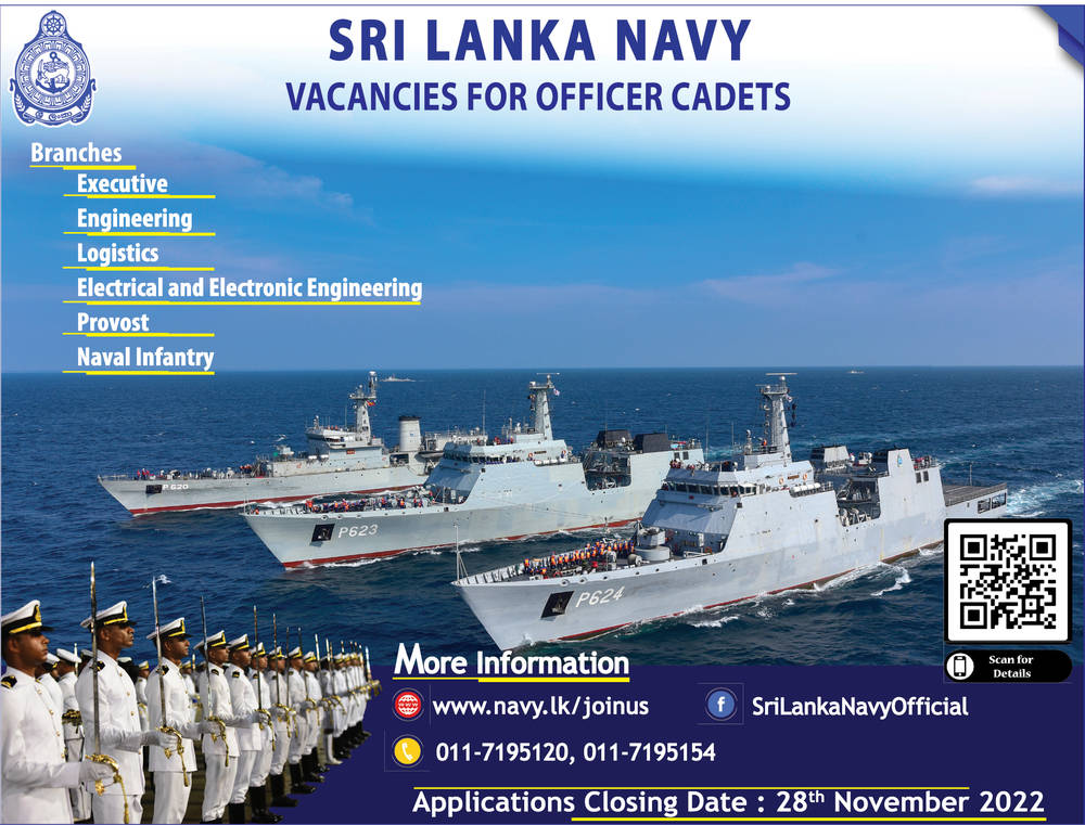 Cadet Officer - Sri Lanka Navy 