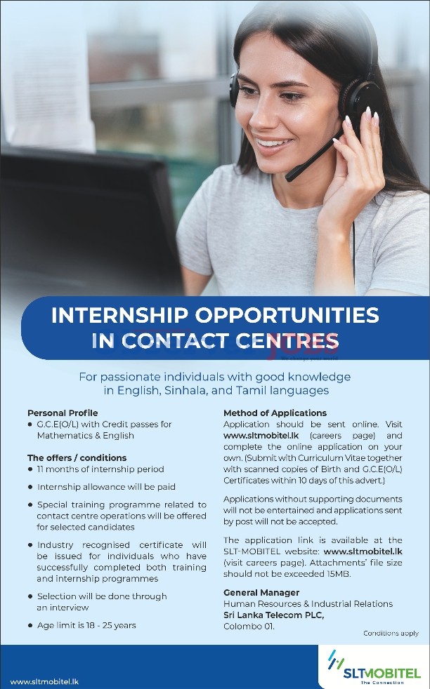 Internship - Sri Lanka Telecom PLC