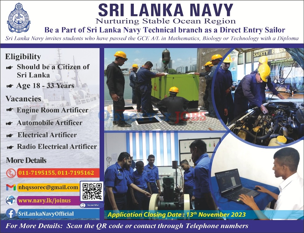 Direct Entry Sailor - Sri Lanka Navy