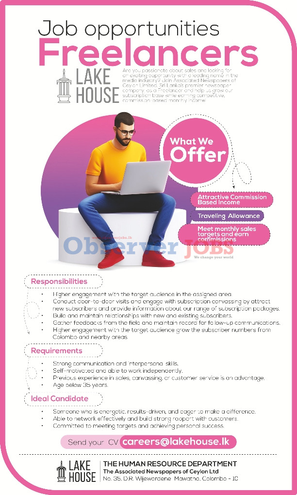 Digital Content (Journalist) - The Associated Newspapers of Ceylon Ltd