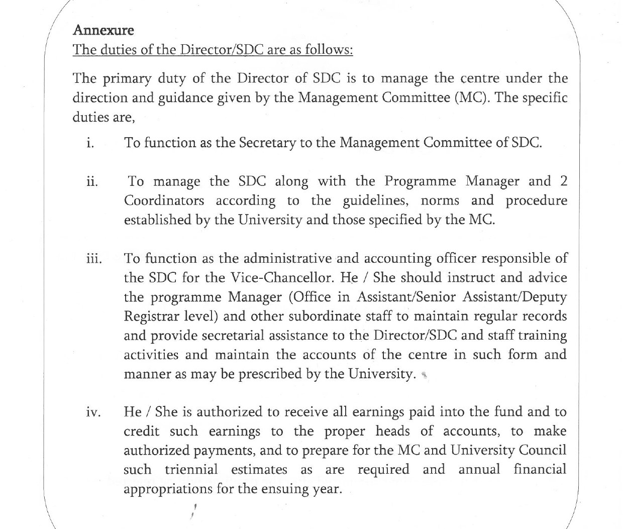 Director - University of Peradeniya