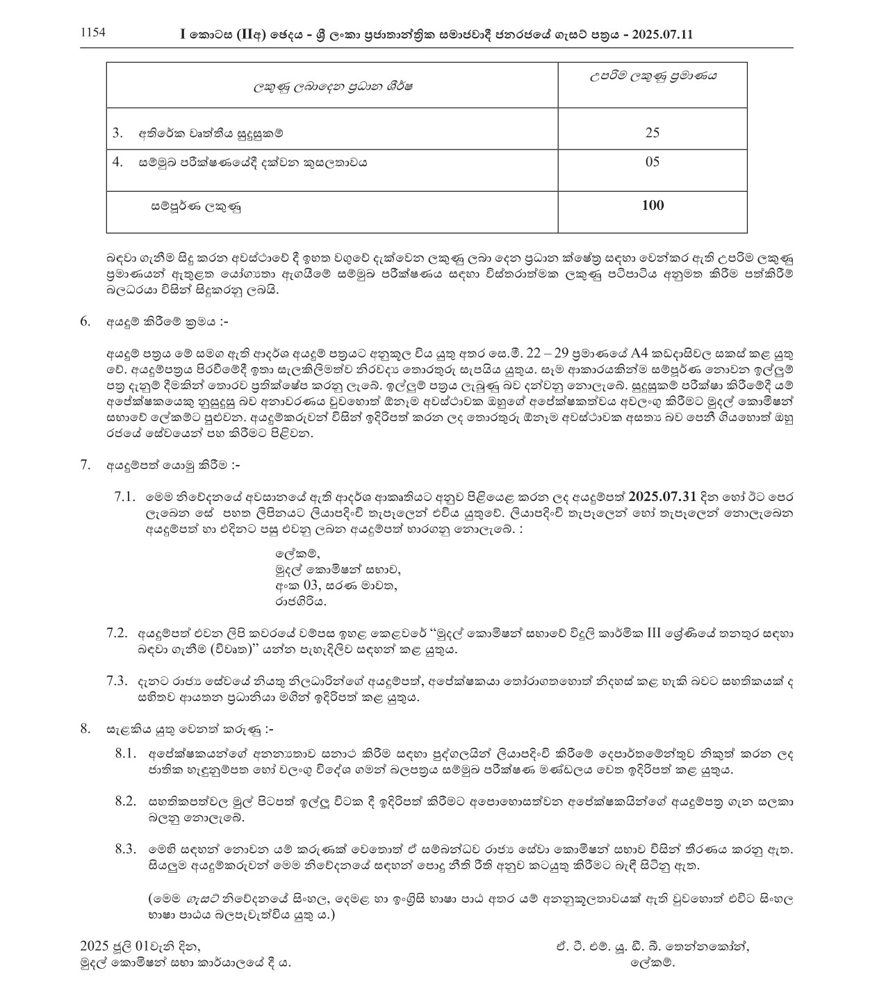 Electrician (Open) - Finance Commission